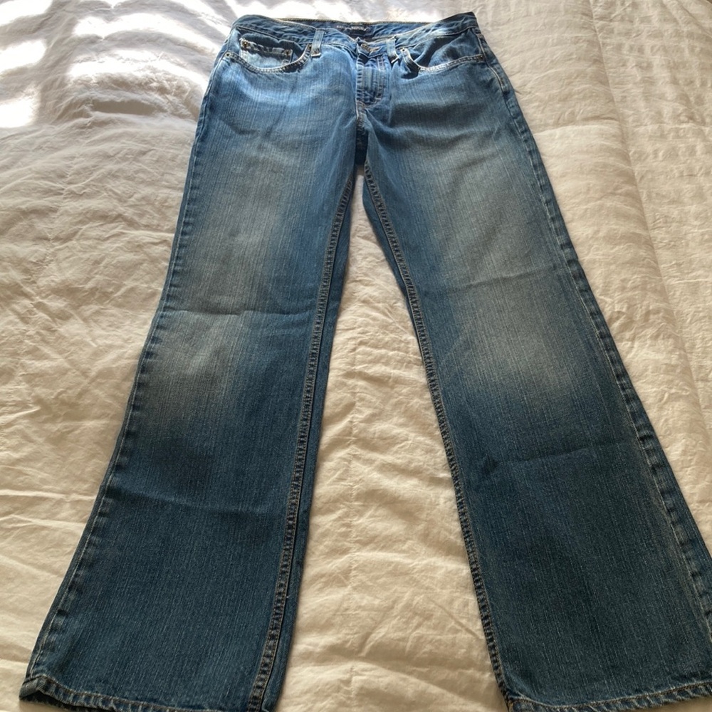 Stylish Blue Flare Women's Jeans